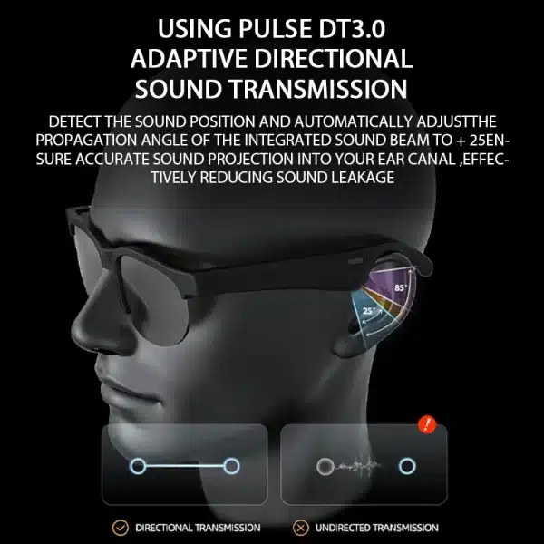 Original Bluetooth Glasses Sports Driving Bluetooth Sunglasses Wireless Bluetooth Headset Ear Hook Earbuds Wireless Headphones - Image 6