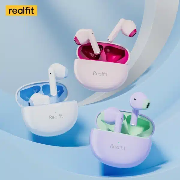 Realfit F2 Bluetooth Earphone Excellent HIFI Quality TWS Wireless Earbuds Wholesale for realme xiaomi - Image 4