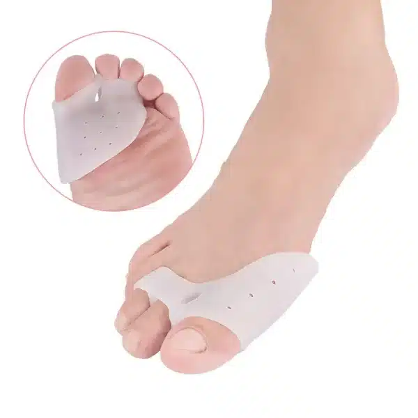 2Pcs Gel Foot Care Tool Bunion Corrector Bone Big Toe Protector Hallux Valgus Straightener Toe Spreader Pedicure Corrector Hallu - Image 2