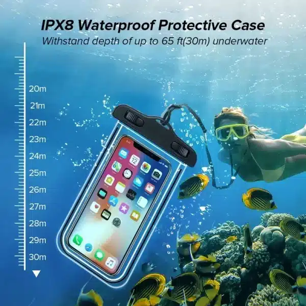 Waterproof Phone Case Swimming Water Proof Bag Universal Underwater Protector Pouch Cover For iPhone Samsung below 6.7" Phone - Image 6