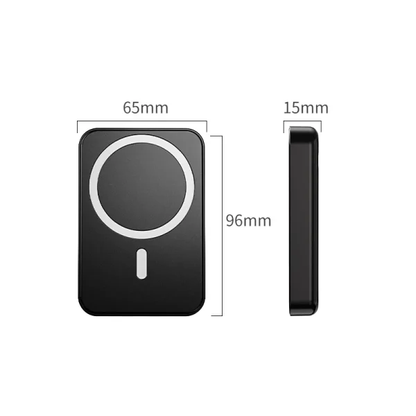 10000mAh Magsafe Power Bank Magnetic Wireless Powerbank With Stand for iPhone 16 15 14 Xiaomi Samsung Portable Induction Charger - Image 4