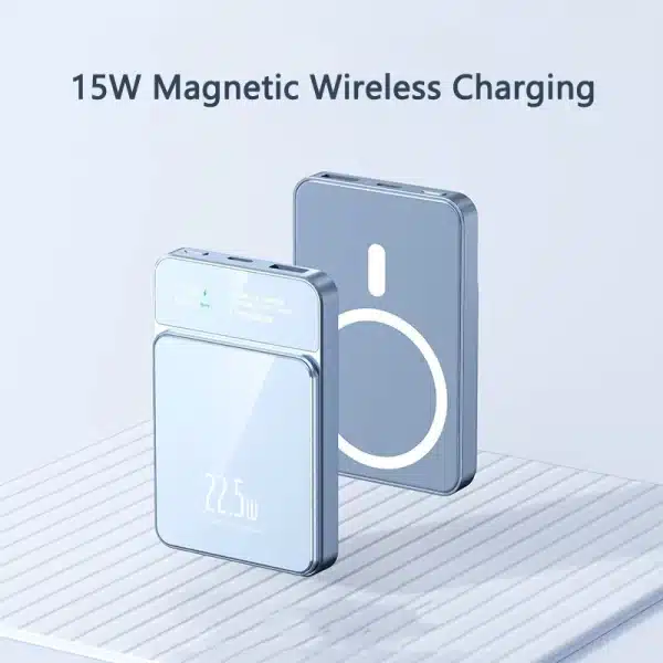 20000mAh Magsafe Power Bank Magnetic Wireless Charger Powerbank for iPhone 15 14 Xiaomi Samsung USB C Portable Induction Charger - Image 5