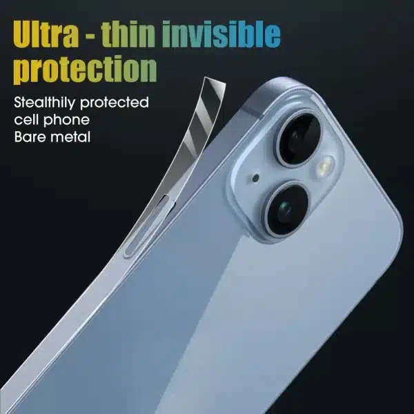 1/5Sets Side Hydrogel Film For iPhone 16 15 Pro Max Frame Protective Border HD Clear Frame Screen Protector For iPhone 16Pro - Image 3