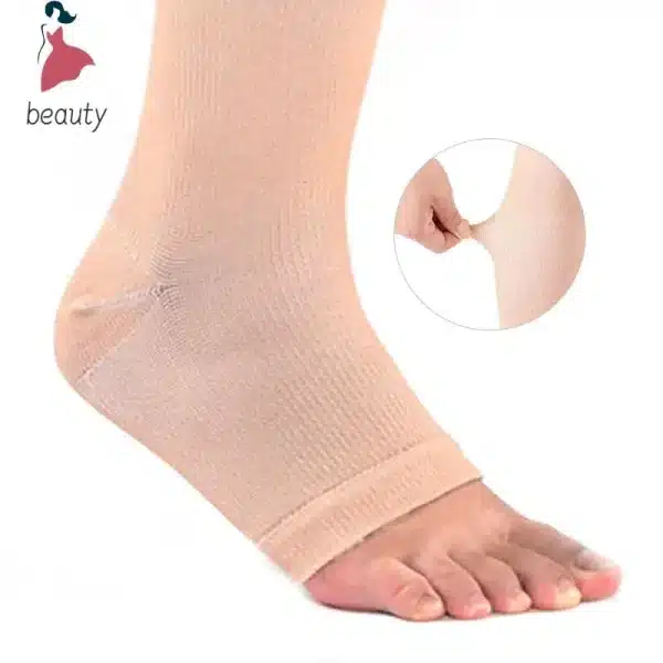 Open Toe Knee-High Medical Compression Stockings Varicose Veins Stocking Unisex Compression Brace Wrap Shaping 18-21mm - Image 4