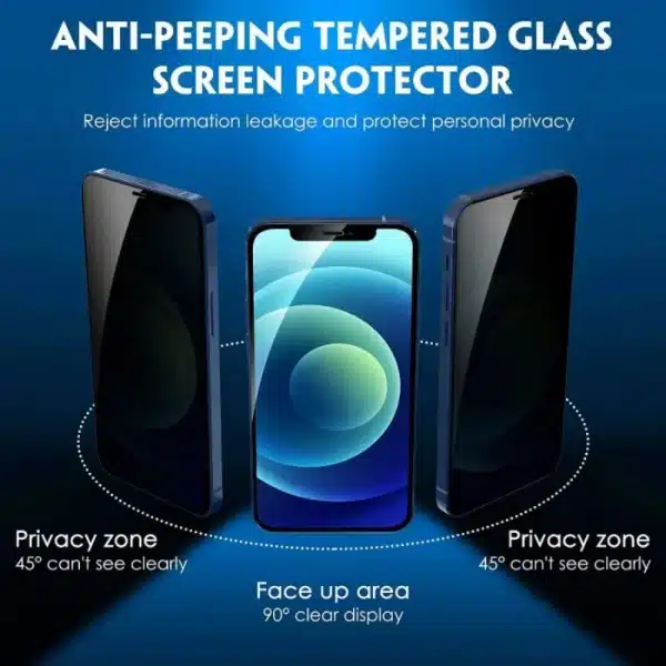 Anti-Spy Privacy Tempered Glass For IPhone 14 Pro 13 11 12 15 Plus Screen Protector For IPhone X XR XS Max 7 8Plus - Image 5