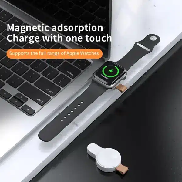 Fast Magnetic Wireless Charger For Apple Watch 9 8 7 6 5 4 3 SE Ultra IWatch Dock Adapter Chargers Portable PD Charging Station - Image 5