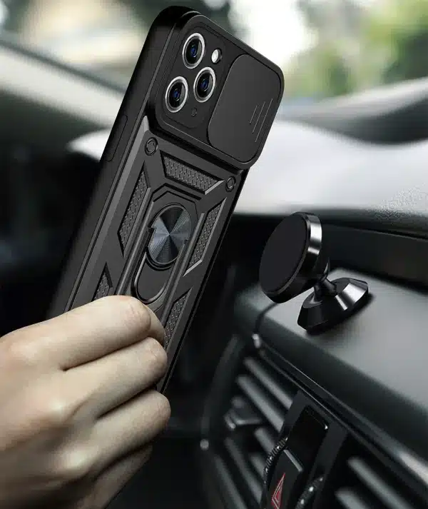 Shockproof Armor Case For iPhone 15 14 13 12 11 Pro Max Mini Car Holder Phone Cover For iphone Xs XR XsMax 7 8 Plus SE2020 Case - Image 3