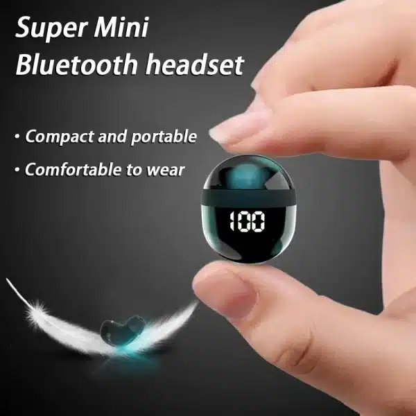 SK18 Headset Bluetooth Wireless V5.3 Hifi Sound Quality Invisible Sleep comfortable to wear With Mic Smart Touch Earbuds for IOS - Image 2