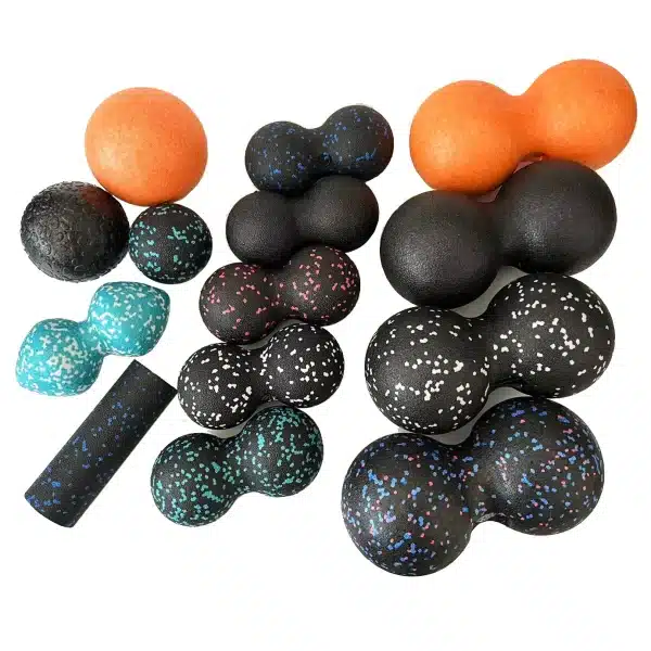 Fitness Ball High Density EPP Peanut Massage Ball Lightweight Back/Neck/Foot Mobility Ball Deep Tissue Myofascial Release