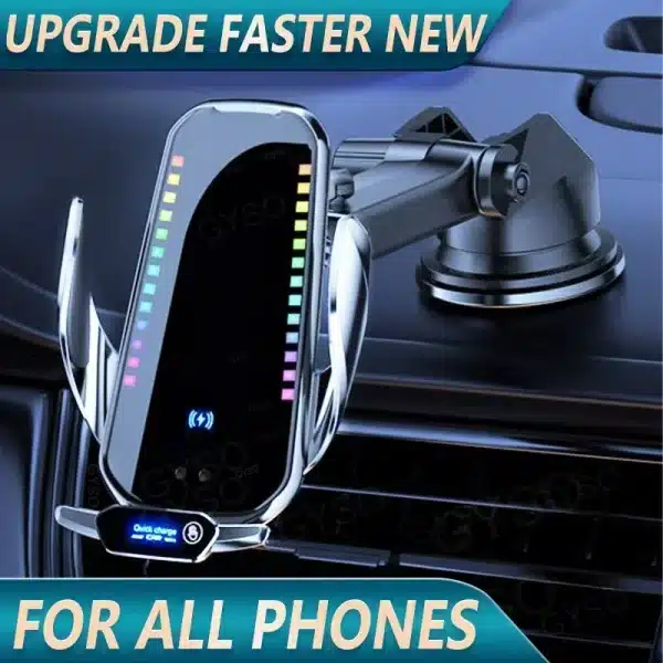 50W Car Wireless Charger For iPhone 15 16 Pro Max 14 13 12 Magnetic Adapter Fast Charging For Huawei Mate 60 Pro Samsung Xiaomi - Image 4