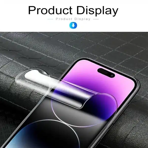 5Pcs Hydrogel Film for IPhone 11 12 13 14 15 Pro Max 7 8 Plus Mini Full Cover Screen Protector for IPhone XR X XS MAX Not Glass - Image 2