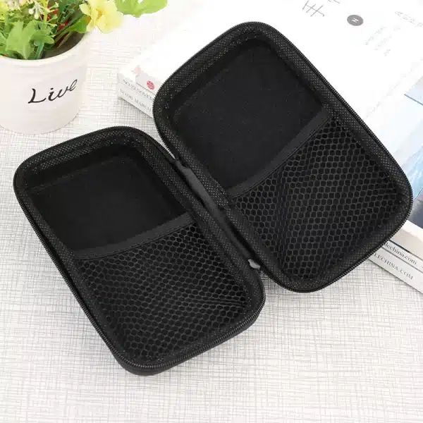 Portable Storage Bag for Power Bank Cable EVA Hard Case Earphone Phone Holder Travel Digital Accessories Storage Bag with Buckle - Image 4