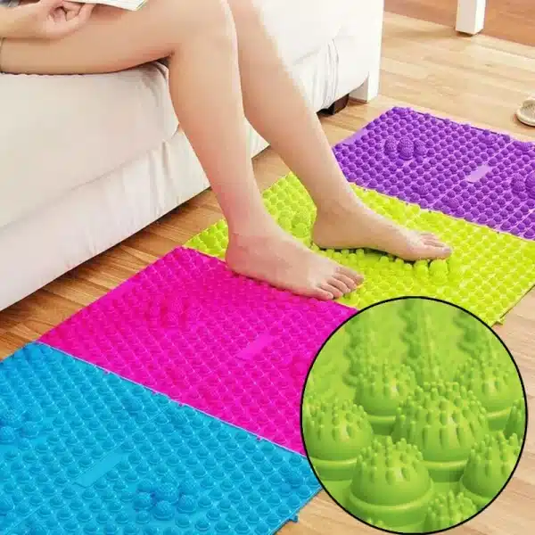 Massage pad plantar finger pressure plate foot massage sensory toy children and adults thickened to relieve tension fun game mat