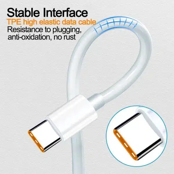 Original Xiaomi 6A 120W USB C-type ultra fast charging cable Xiaomi Mi 13 12 Pro Realme POCO 12 Turbo fast charging data cable - Image 4