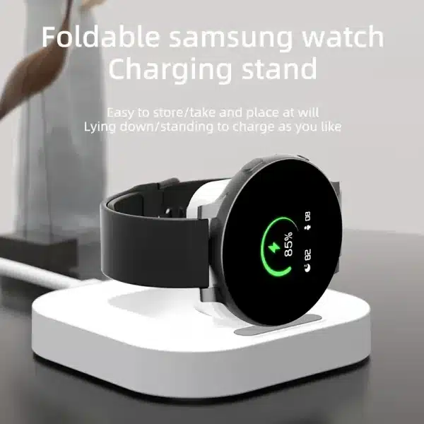 Watch Wireless Charger Stand For Samsung Galaxy Watch 6 5 4 3 Pro 45/40/44mm Active 2 Classic Type C Fast Charging Dock Station - Image 5