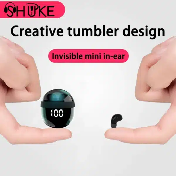 SK18 Headset Bluetooth Wireless V5.3 Hifi Sound Quality Invisible Sleep comfortable to wear With Mic Smart Touch Earbuds for IOS - Image 4