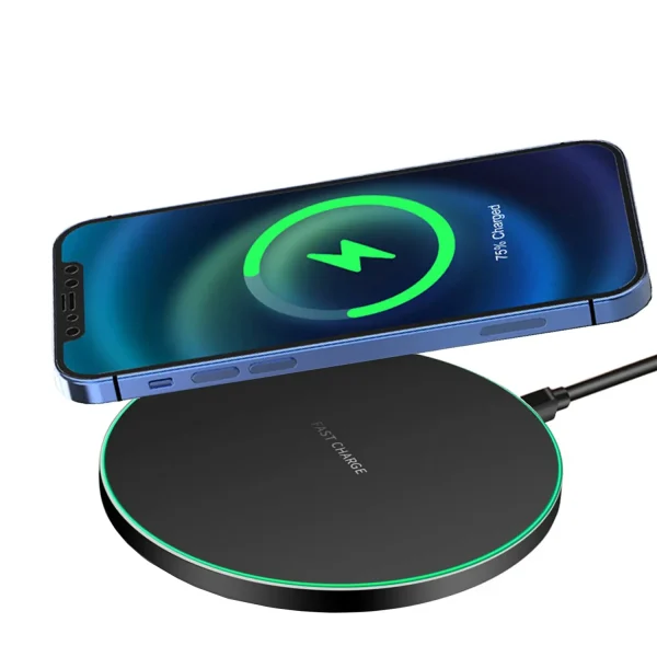 Wireless Charger Mobile Phone Chargers Pad Stand For iPhone 15 14 13 12 11 Pro Max 8 Samsung Xiaomi Fast Charging Dock Station - Image 4