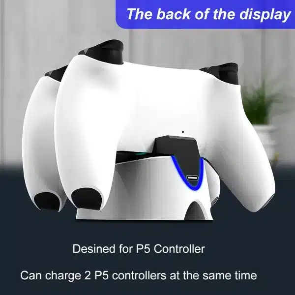 Dual Fast Charger for PS5 Wireless Controller USB 3.1 Type-C Charging Cradle Dock Station for Sony PlayStation5 Joystick Gamepad - Image 4