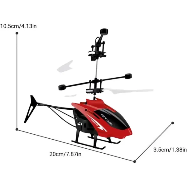 Rechargeable Mini RC Drone Remote Safe Fall-resistant RC Helicopters Drone Children Toys - Image 4