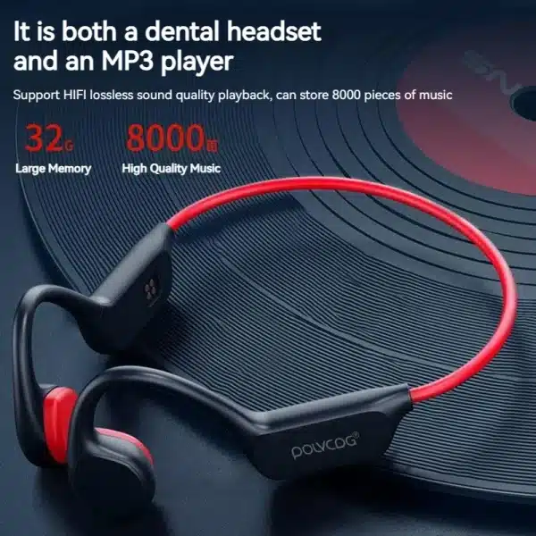 POLVCDG Bone Conduction Headset X7 IPX8 32GB Memory 5.3 Bluetooth Wireless Headset with microphone Waterproof Swimming 2023new - Image 5