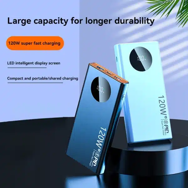 Xiaomi 120W 50000mAh Power Bank Digital Display Portable Battery Charger Fast Charging Powerbank For iPhone Samsung Huawei - Image 2