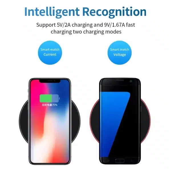 LEEOUDA Fast Wireless Charger For Samsung S22 S21 Note 20 Type C Charging Pad for iPhone 14 13 12 11 XS XR X 8 Airpods 3 Pro 2 - Image 4