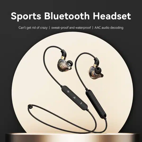 BX-02 HiFi Wired Earphone Bluetooth-compatible 5.0 Headphone with Microphone Bass Noise Cancelling Headset Sport Running Earbuds - Image 2