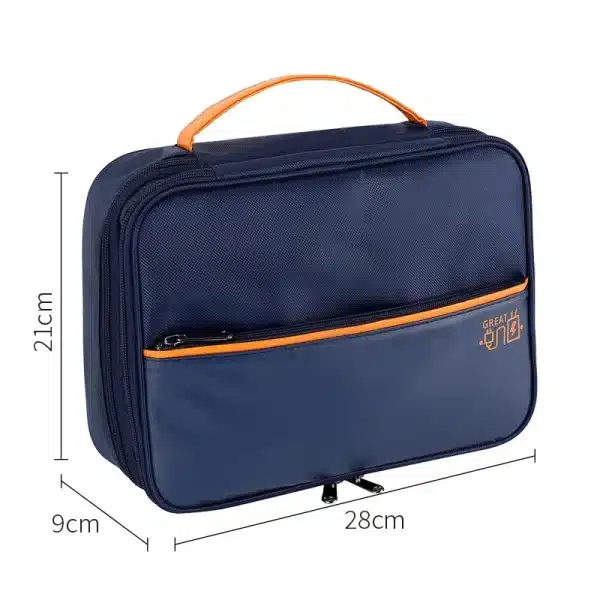 3 Tier Portable Wire USB Line Holder Bag Travel Power Bank Earphone Line Organizer Box Mouse Charging Line Storage Ziplock Bag - Image 5