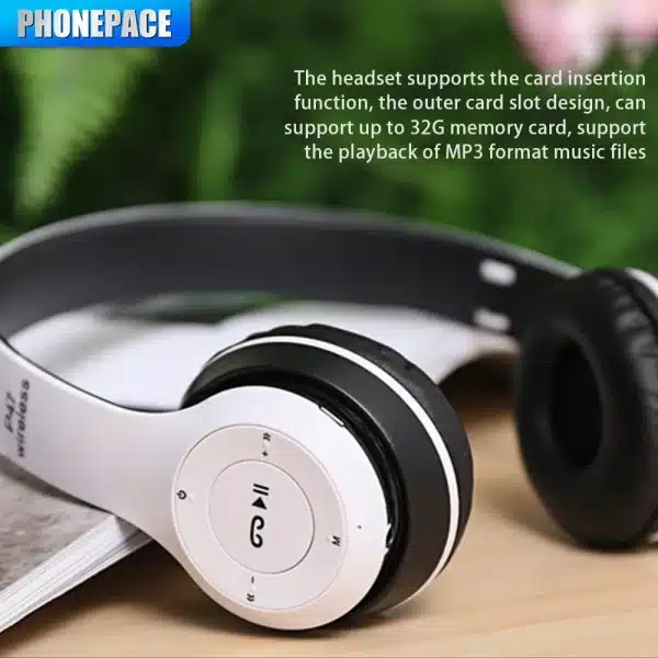 Stereo P47 Headset 5.0 Bluetooth Headset Folding Series Wireless Sports Game Headset for iPhone XiaoMi - Image 5