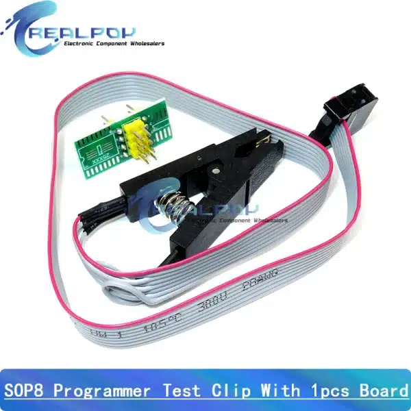 CH341A Programmer adapter+SOIC8 adapter+ SOP8 clip with cable+1.8V adapter CH341A EEPROM Flash BIOS USB programmer ZIF adapter - Image 5