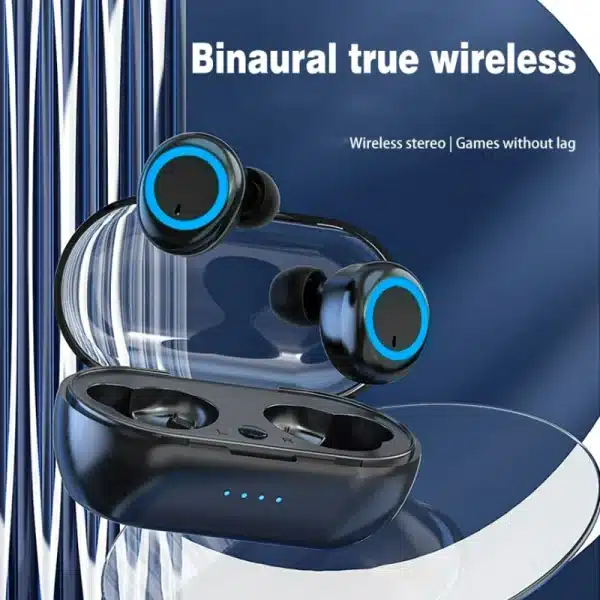 TWS Wireless Bluetooth Headphones, Earphones, Touch Control, Sports Earbuds, Microphone, Works on All Smartphones, Music Headset - Image 4