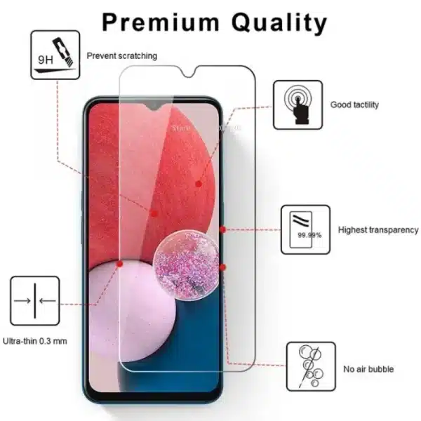 2Pcs Tempered Glass For Samsung Galaxy A54 A34 A14 A13 Screen Protector For Sumsung A32 A52 A72 A33 A53 A73 Protective Film - Image 4