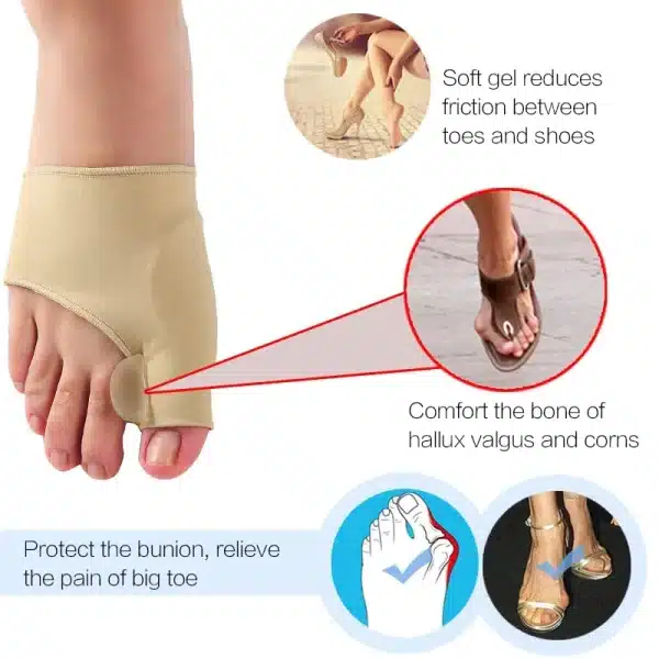 Hallux Valgus Corrector Orthopedic Big Toe Bone Thumb Bunion Corrector Silicone Socks for Legs Foot Care Tools Belleza Y Salud - Image 3