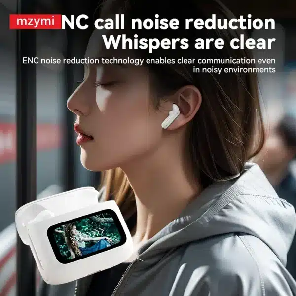 mzymi ANC Bluetooth5.4 Headphones E20 Pro Wireless Earbuds Noise Cancelling In Ear Earphone Hifi Sound Sports Headset For XIAOMI - Image 6