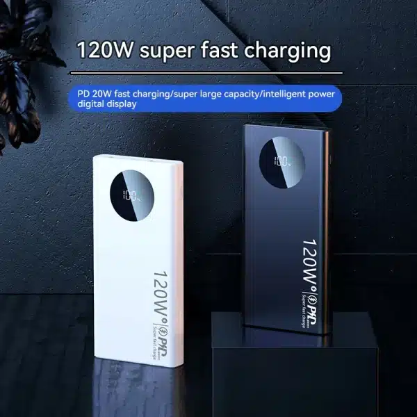 Xiaomi 120W 50000mAh Power Bank Digital Display Portable Battery Charger Fast Charging Powerbank For iPhone Samsung Huawei - Image 4